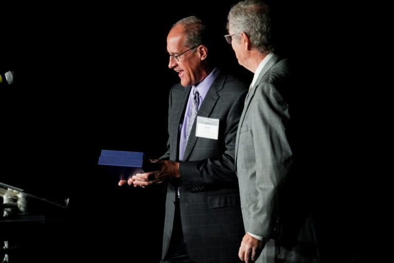 Former Southeastern Electric Cooperative CEO and General Manager Brad Schardin was presented with the Eminent Service award.