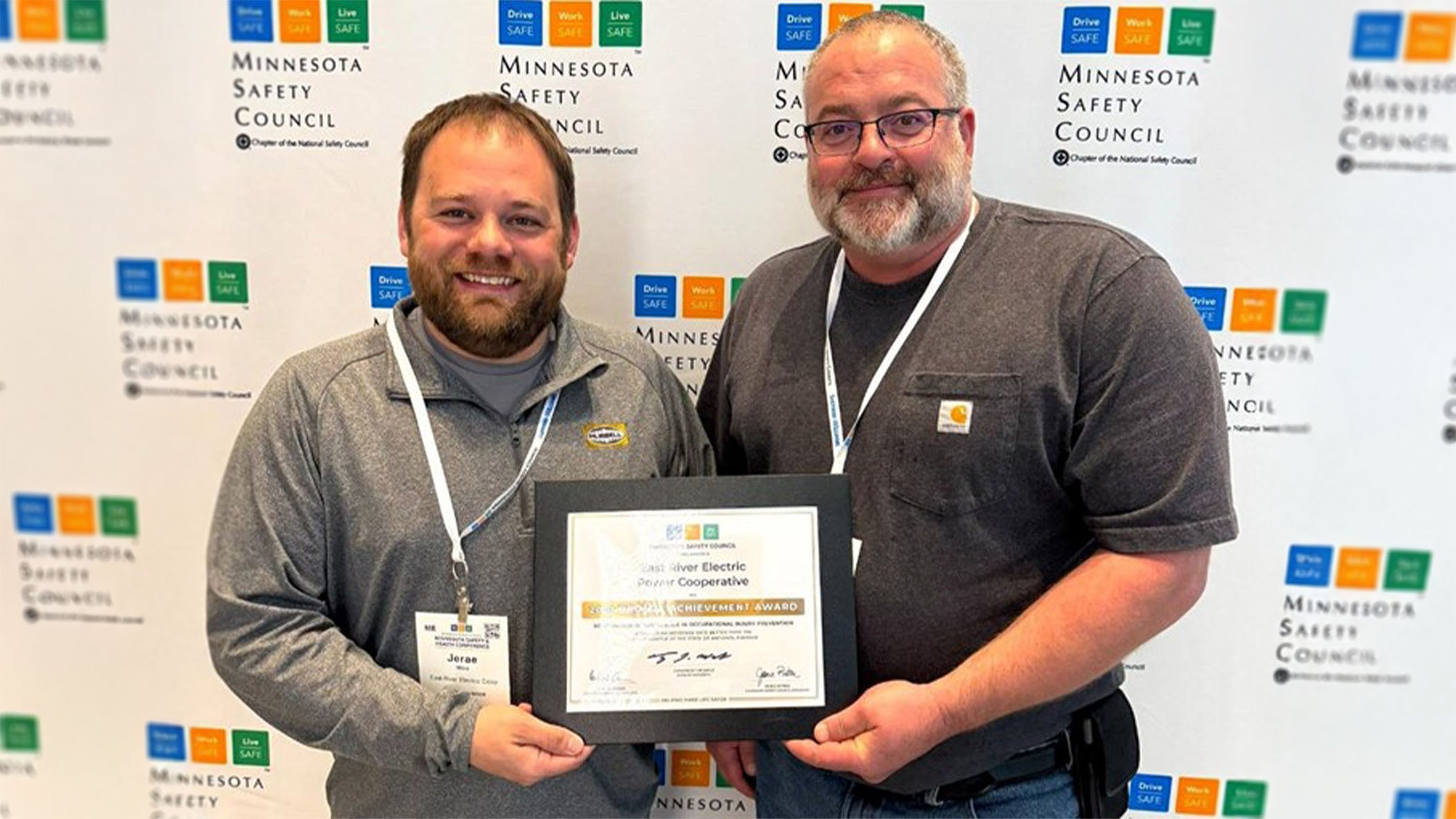 Minnesota Safety Council Award Presentation