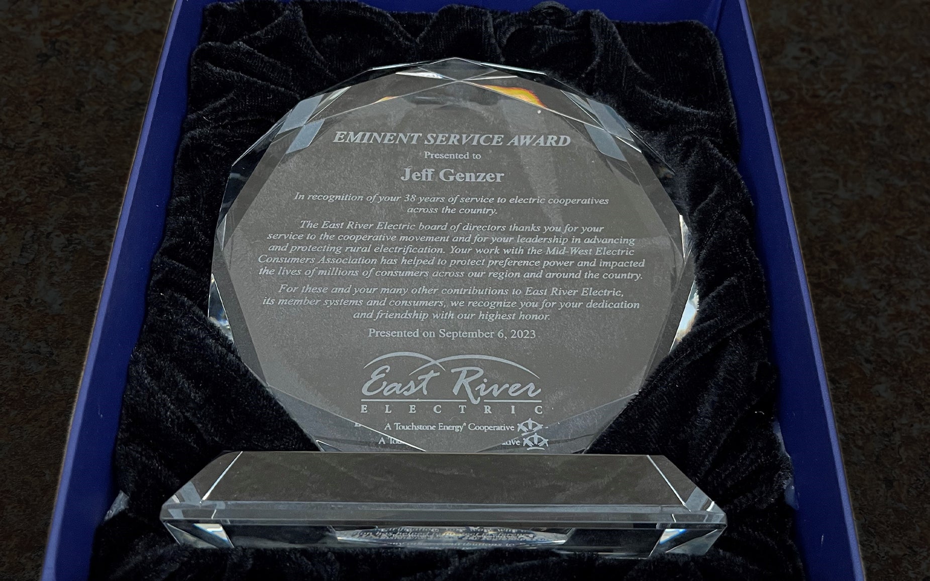 Eminent Service Award