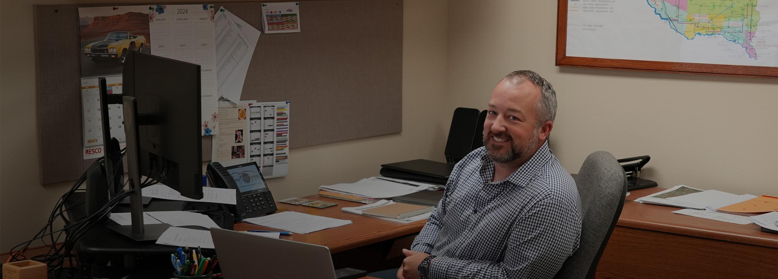 Employee Working at Desk