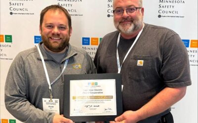 East River Electric Earns a Minnesota Safety Council Governor’s Workplace Safety Award